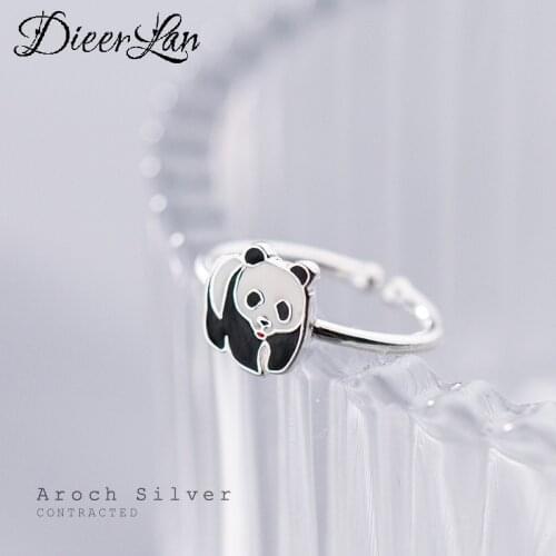 New Gothic Men Open Adjustable Size Bear Rings for Women Wedding Ring Jewelry Valentines Day GIFT 2021