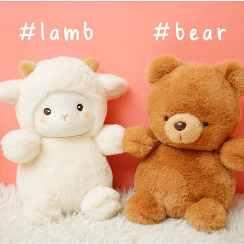 Soft Duck Bear Elephant Plush Doll Baby Kids Appease Sleeping Pillow Animal Stuffed Plush Toy Kawaii Birthday Gifts for Girls