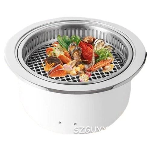 Barbecue stove charcoal barbecue machine lower smoke carbon oven commercial Japanese BBQ stainless steel charcoal grill
