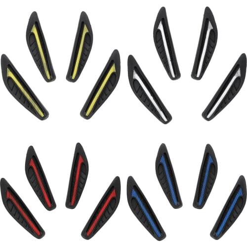 Durable Anti-Collision Sticker Rearview Mirror Car Door Edge Soft Rubber Blade 4pcs Strip Protector Anti-Scratch Car Sticker