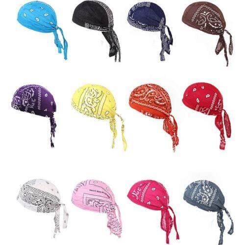 Outdoor Sports Women Men Quick-dry Cycling Cap Bicycle Headscarf Pirate Scarf Hood MTB Racing Bandana Hat Gorras Ciclismo