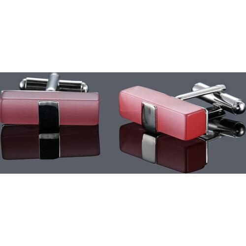DY New high quality classic Pink Crystal Cufflinks fashion Mens French shirt Cufflink wholesale