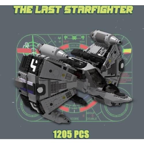 Star Series Space Wars The Last Starfighter Movie UC Starfighter Blocks Kids Toys Gifts Moc Building Blocks Fighter Bricks