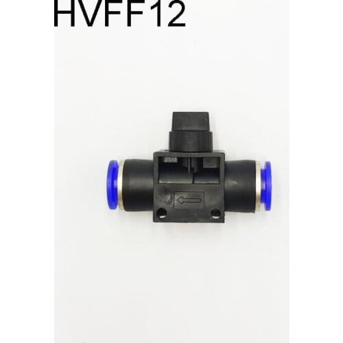 10PCS Pneumatic Fitting HVFF 12mm Pipe Connector Tube Air Quick Fittings Water Push In Hose Couping
