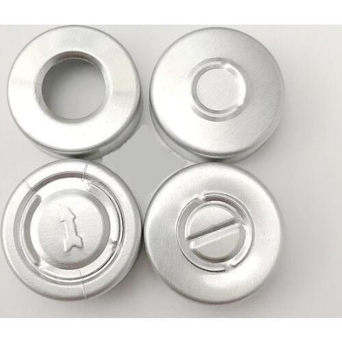 1000pcs/lot 20mm Full Aluminum Filp Off Cap Cover Glass vial bottle top sealed