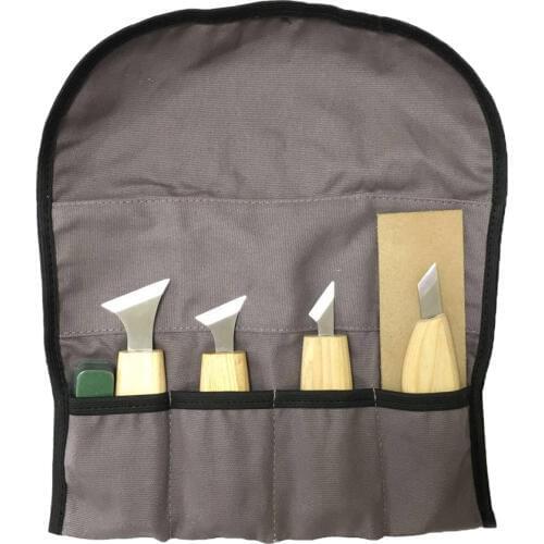 7pcs Woodcarving Chisels Set Stainless Steel Carving Tools Kit for Cutter Chip Carving Sculpture Craft Woodworking Hand Tool