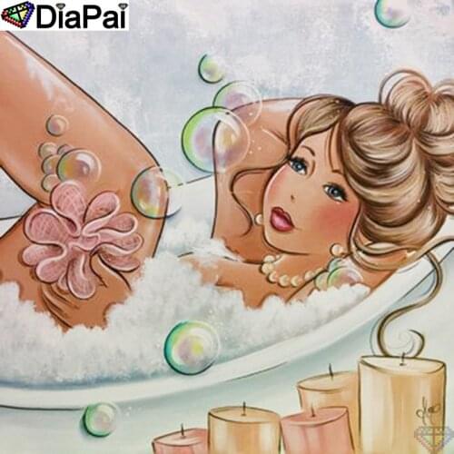 DiaPai 5D DIY Diamond Painting 100% Full Square/Round Drill "Beauty character" Diamond Embroidery Cross Stitch 3D Decor A22152