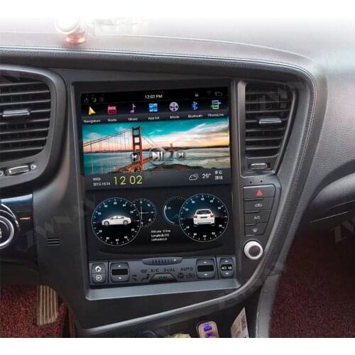 For KIA Optima K5 2010 2011 2012 2013 Tesla style Android 9.0 Car Multimedia Player GPS Navi radio Audio BT big screen head unit