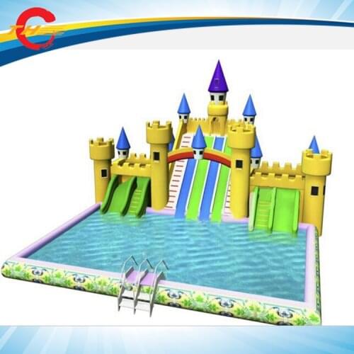 Free sea shiping to port,5pcs toys/set,commercial giant kids inflatable amusement park,aquapark