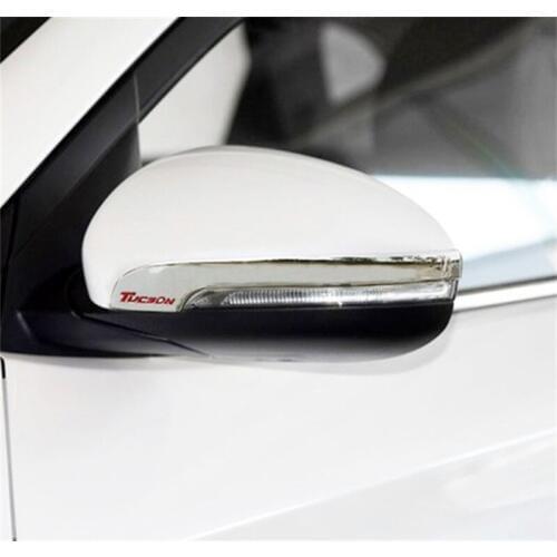 For Hyundai Tucson 2015-2019 ABS Chrome Rear View Mirror Cover Trim Door Side Rearview Mirrors Car Accessories Styling Car Part