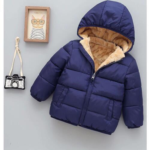 Baby Boys Jacket 2020 Autumn Winter Jacket For Boys Windbreaker Coat Kids Warm Hooded Outerwear Children Clothes 2 3 4 5 6 Years