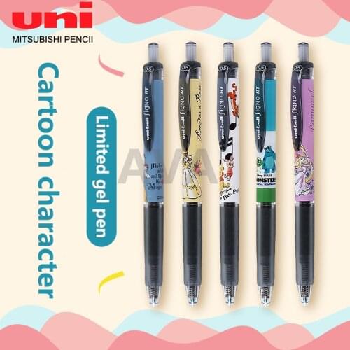 1 Pen / 5 Core Japanese UNI Limited Gel Pen UMN-158 Push-Type Bullet Head Multi-Color 0.5mm Student Writing Smoothly