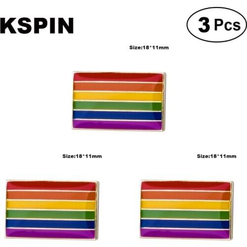 Gay Pride LGBT Lapel Pin Brooches Pins Flag badge Brooch Badges