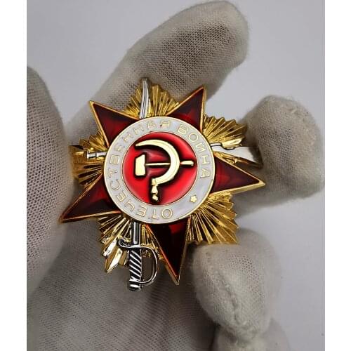 Customized Medal 1st Class Order Great Patriotic War USSR Soviet Union medals Badge