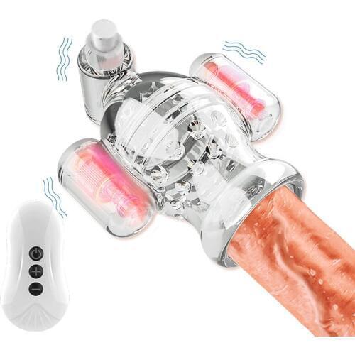 Male Masturbation Silicone Masturbation Cup Vaginal Mouth Anal Sex Oral Sex Toys Sex Product For Men