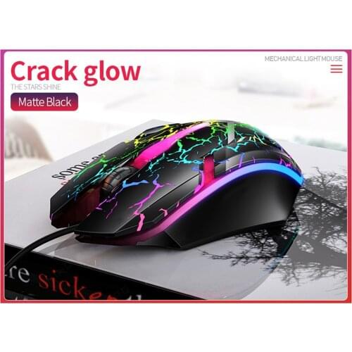 Universal Wired Games1200Dpi 1.3M Cable USB Mice Silent Mute maous Mouse Optical for PC Laptop Ergonomic rgb Led Game gaming