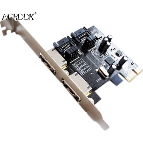 PCI-E To SATA3 PCI E SATA3.0 6Gb/s the SSD Asmedia Chip Expansion Card ASM1061 FC