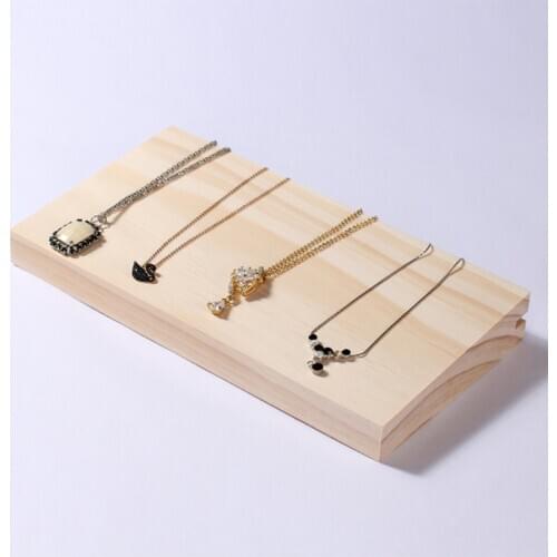 Jewelry Display Stand Jewelry Tray Ring Display Showcase Necklace Holder Earing Organizer Jewelry Case For Counter Store Show