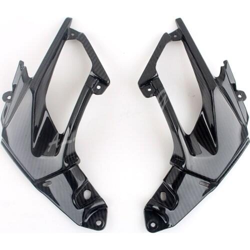 Right Left Side Fairing Cowl Carbon Fiber 100% 3K Twill fit for KAWASAKI NINJA 400 2018 18 19 EX400