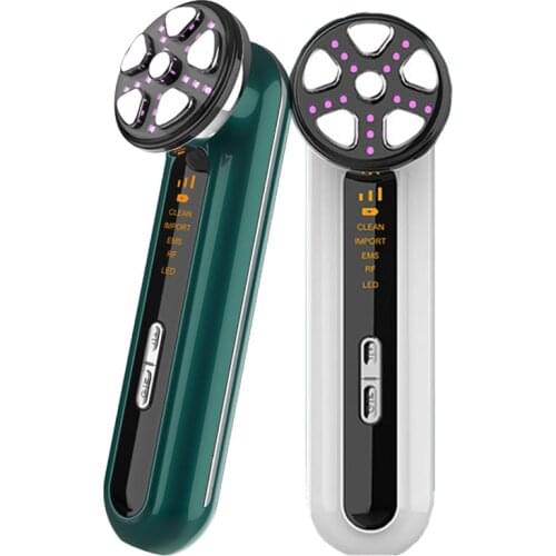 RF&EMS Facial Mesotherapy Radio Frequency Skin Tightening LED Photon Face Lifting Skin Care Beauty Wrinkle Removal Massager