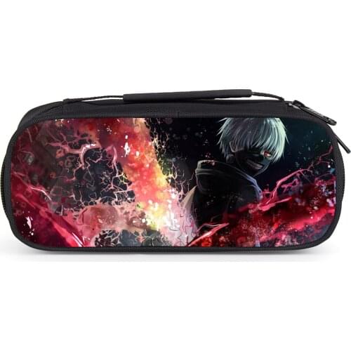 Anime Tokyo Ghoul Pencil Bags Students Multifunction Pencil Case Boys Girls Zipper School Supplies Sotrage Bags Kids Wallet