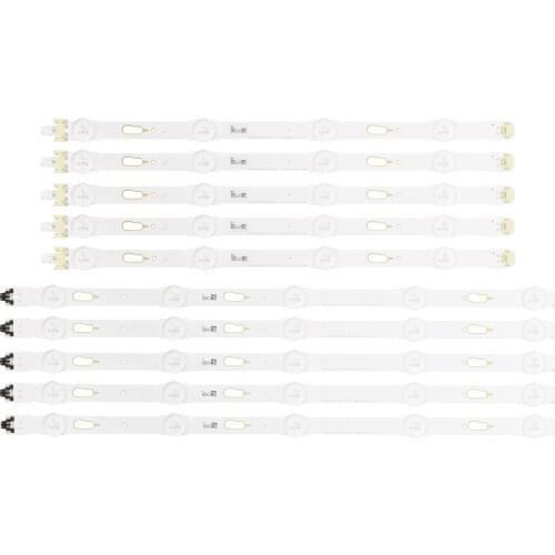 New 10 PCS/set LED backlight strip for samsung UN40JU6700 V5DU-400DCA-R1 V5DU-400DCB-R1 BN96-34792A 34791A S_5u75_40_FL_R05 L04