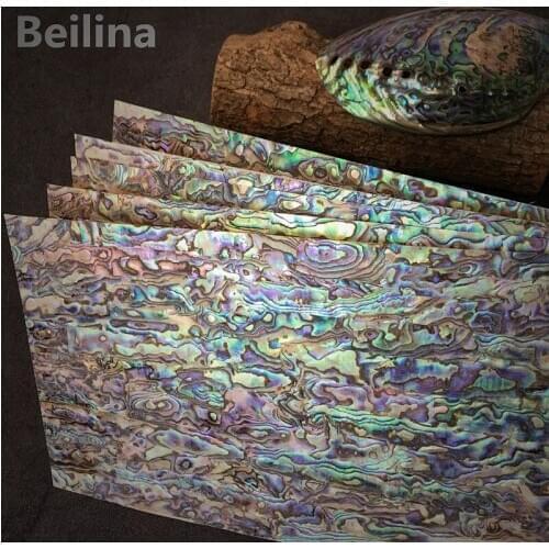 1lot(5pcs)High quality blue color New Zealand paua abalone shell laminate sheet for decoration materials and wood carved inlay