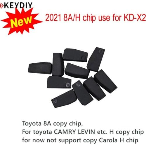 10pcs X 2021 Newest KEYDIY chip 8A H transponder chip For Toyota copy H 8A for KD-X2 programmer