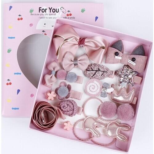 18pcs/set Cute color Hair Claws Clip Banana Barrettes Hairpins Hair Accessories For Women Girls' Hair Clip Clamp DIY Craft YB012