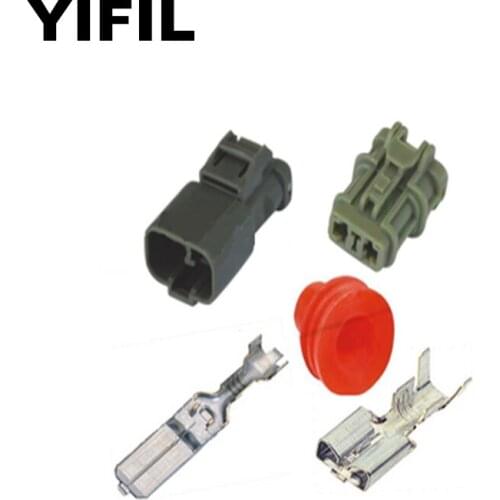 2 Pin/Way Male Female Excavator Pressure Switch Plug Speed Water Temperature Connector For Komatsu PC200 240 300-5--6-7