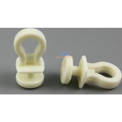 200 Pieces Curtain Track Roller Curtain Track Slide Gliders 11x22.5mm