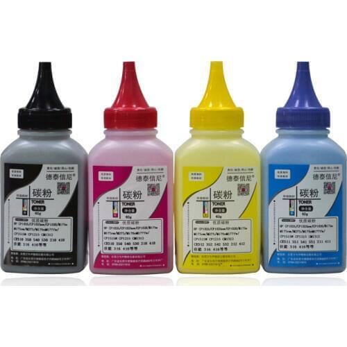 4 Colors/Set Compatible Toner Powder For Canon LBP7010C LBP7018C Toner Powder Compatible For Laser Printer LBP7010