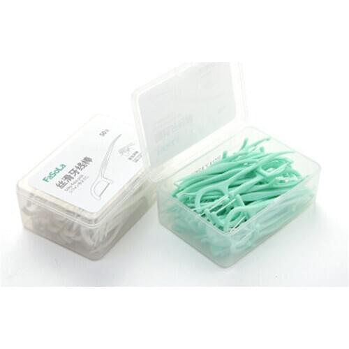 50pcs Dental Floss Flosser Picks Teeth Toothpicks Stick Tooth Clean Oral Care 8cm