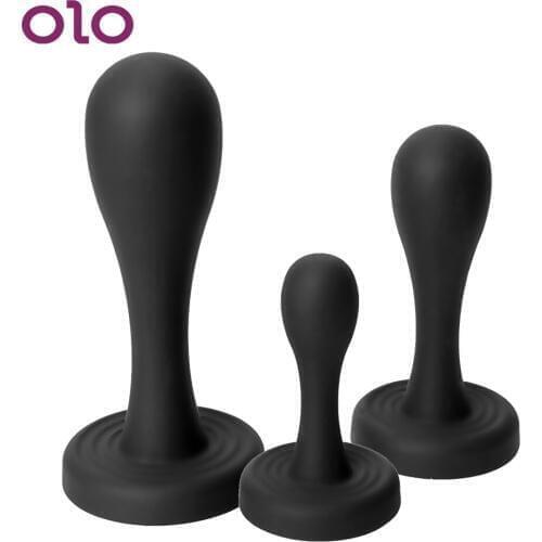 OLO Anal Plug Butt Plug Dildo Beginner Erotic Toys Anal Sex Toys For Men Women Gay Anus Dilator Prostate Massager