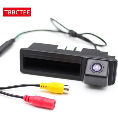 Car Reverse Reversing Camera For Audi A3 Sedan 2012-2013 Trunk Handle Rear View Backup Parking Camera HD CCD Night Vision