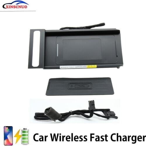 Vehicle Wireless Charger For Volvo S60/V60 2014-2020 Fast Charging Module Wireless Onboard Car Charging Pad