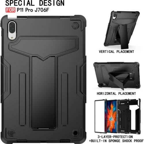 Case For Lenovo Tab P11 Pro TB-J706F/L 11.5'' Cover Funda For Lenovo Tab P11 TB-J606 Hybrid Rugged Durable Tablet PC Stand Shell