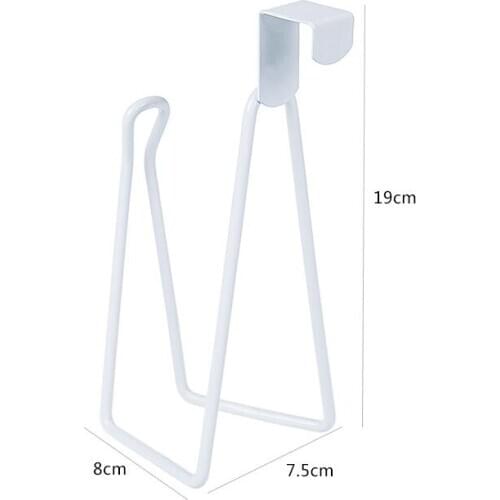 Door-back iron tissue holder Toilet bathroom paper towel reel paper holder