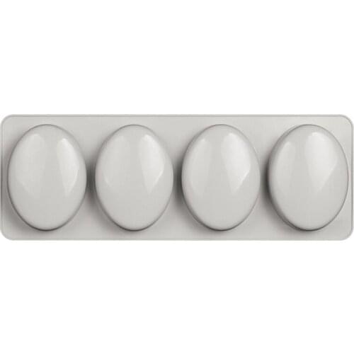 100pcs 4 Cavity Soap Molds Silicone Mold for Making Handmade Soap Lotion Bar Rectangle Oval Round Reusable Silicone Molds