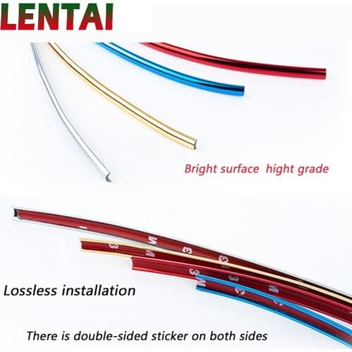 LENTAI For Renault megane 2 duster captur clio 4 Suzuki swift grand vitara Acura NEW Car Decoration Strip Trim Stickers Styling