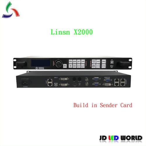 Linsn X2000 LED video screen processor Build-in Linsn Sending card work along with Linsn Receiving card(as RV901/RV908...)