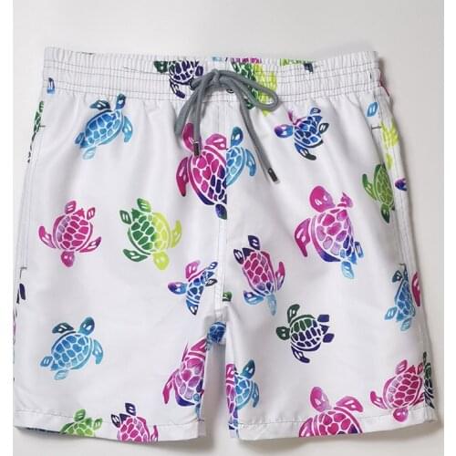 Vilebre MEN SWIMWEAR HERRINGBONES TURTLES Newest Summer Casual Shorts Men Fashion Style Mens Shorts bermuda beach Shorts quin033