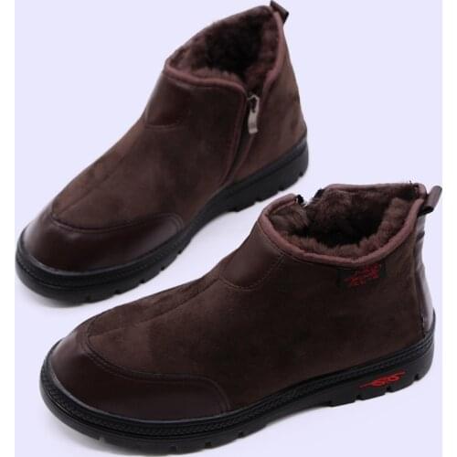 2020 New Style Womens Real Wool Leather and Fur in One piece natural shearing fur Snow Boots Shoes for the Old Winter