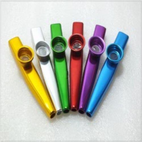 Simple Design Lightweight Kazoo Aluminum Alloy Metal For Guitar Instrument Music Lovers Instrument 122x26x20mm