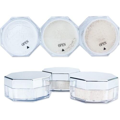 3 Colors Setting Powder Makeup Translucent Loose Powder Private Label Long-lasting Oil-control Concealer Even Skin Tone No Logo