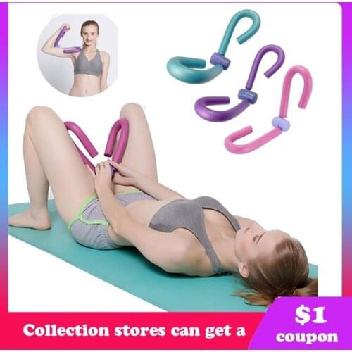 PVC Leg Thigh Exercisers Gym Sports Thigh Master Leg Muscle Arm Chest Waist Exerciser Workout Machine Gym Home Fitness Equipment