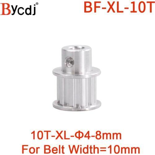 XL 10T Timing Pulley 4/5/6/6.35/8mm Bore Gear Pulley 5.08mm Pitch Aluminum Alloy Synchronous 11mm Belt WidthTiming Belt Pulleys