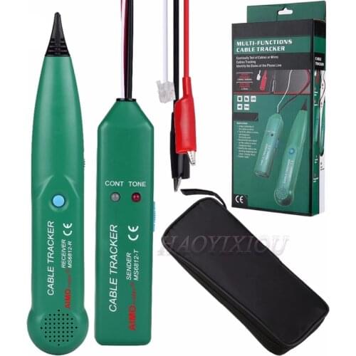 MS6812 Cable Tracker Tester Professional Line LAN detector UTP STP Telephone Wire Tracer Breakpoint location Diagnose Tone