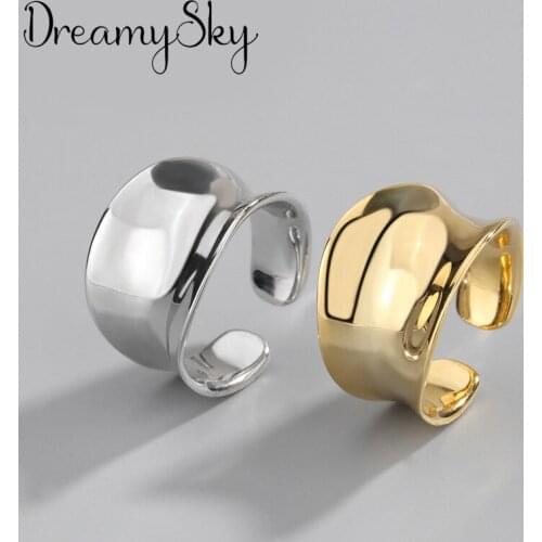 2020 New Charming Glossy Smooth Chains Finger Ring for Women Vintage Boho Knuckle Party Rings Punk Jewelry Gifts for Girls