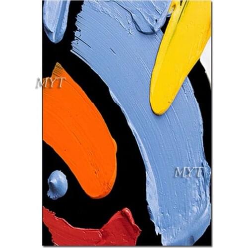 100% Hand-painted Latest Design Abstract Oil Painting Colorful Wall Art On Canvas High Quality Modern Paintings Pieces Artwork
